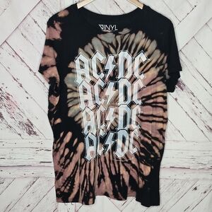 The Vinyl Icons AC⚡DC Tie-dyed T-Shirt